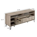 Manhattan Comfort Dumbo Porta TV da 63" per TV fino a 60" Grigio Rustico