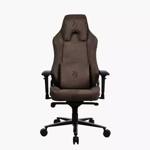 Sedia da ufficio e gaming Arozzi Vernazza Supersoft con supporto lombare in memory foam, marrone