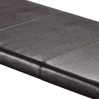 Panche Winsome Marrone Espresso: Ecopelle Imbottita, Nessun Montaggio, Sedile Morbido in PU