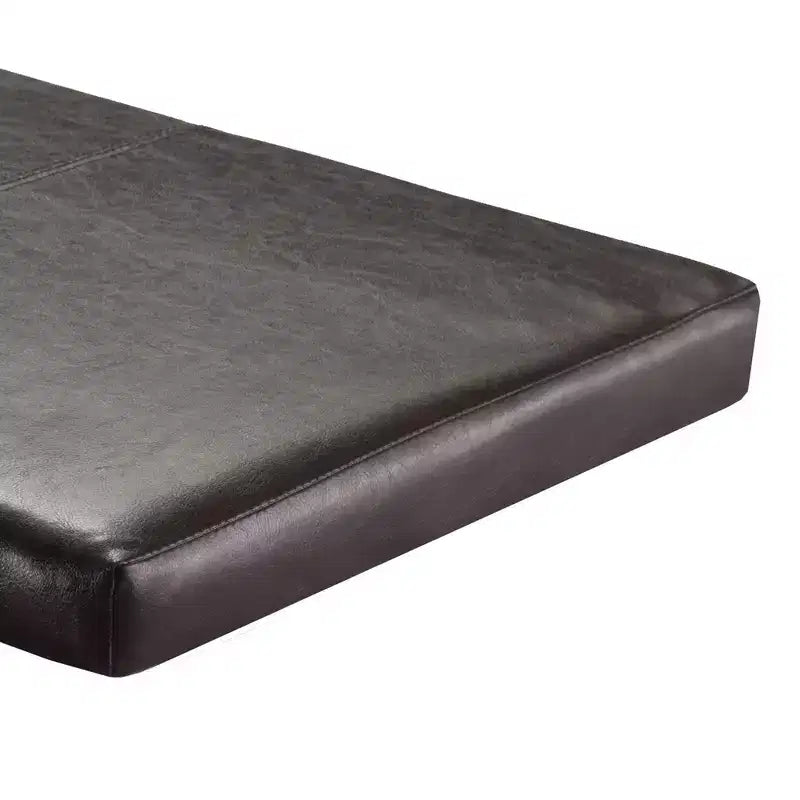 Panche Winsome Marrone Espresso: Ecopelle Imbottita, Nessun Montaggio, Sedile Morbido in PU