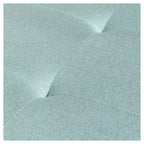 Panca pouf contenitore in tessuto London - Azzurro: Christopher Knight Home con coperchio trapuntato, accessorio da camera da letto