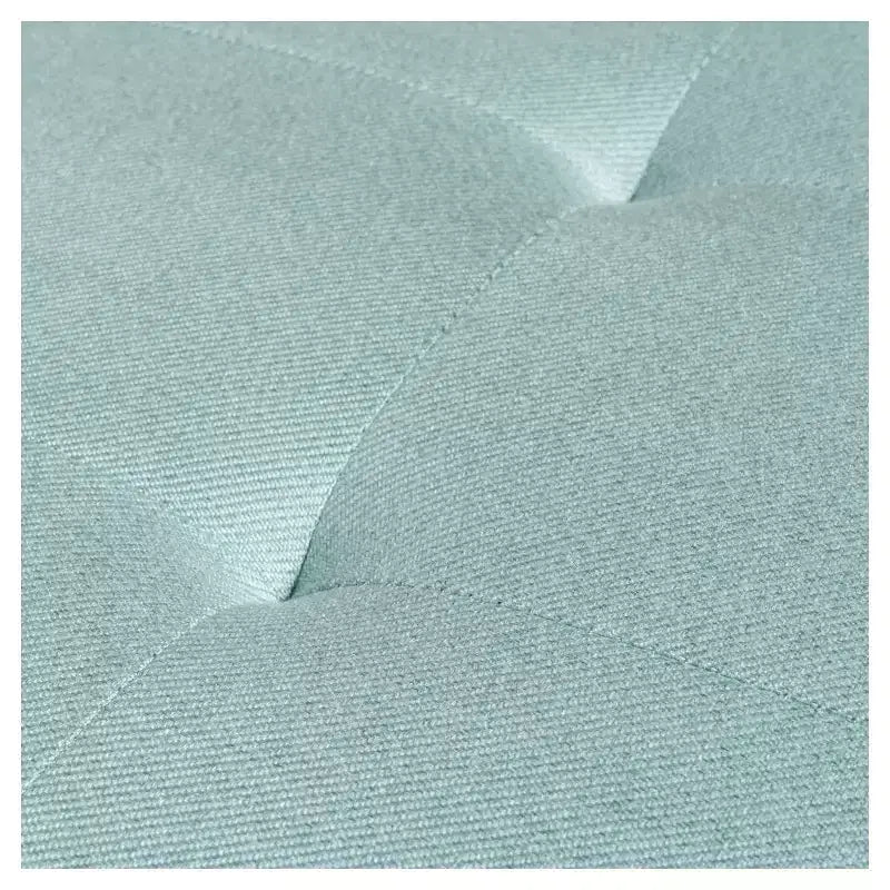 Panca pouf contenitore in tessuto London - Azzurro: Christopher Knight Home con coperchio trapuntato, accessorio da camera da letto