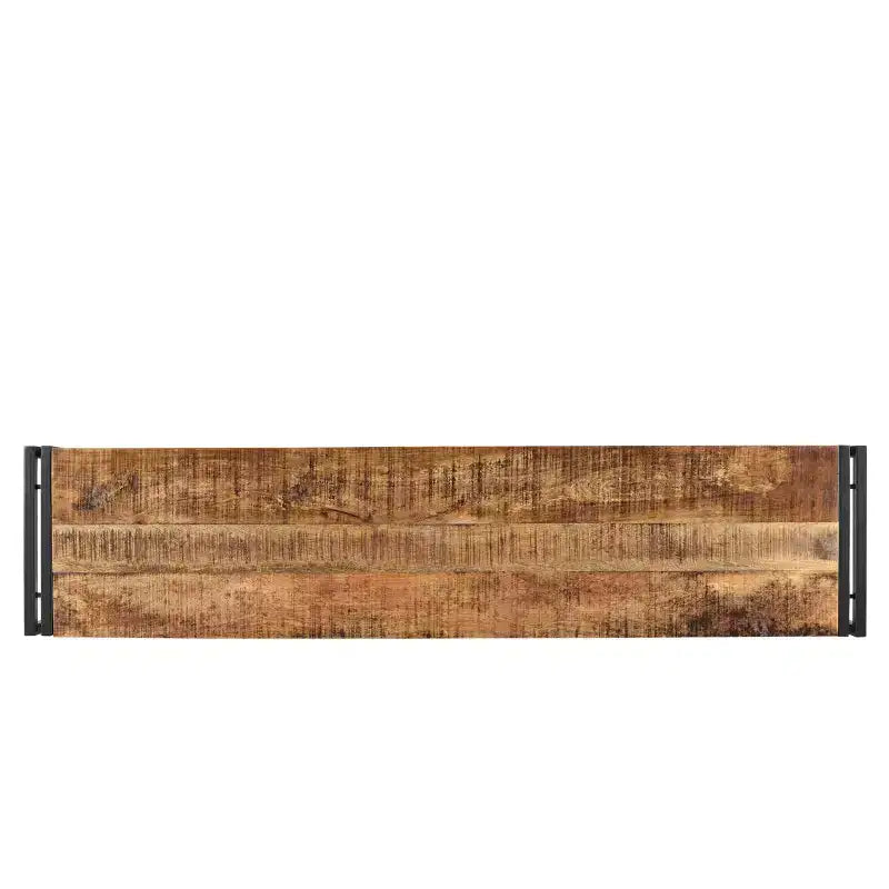 Panca Artigianale in Legno Riciclato 71 con Gambe in Ferro - Timbergirl