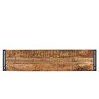 Panca Artigianale in Legno Riciclato 71 con Gambe in Ferro - Timbergirl