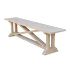 Alexa Bench in legno naturale - International Concepts