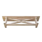 Alexa Bench in legno naturale - International Concepts