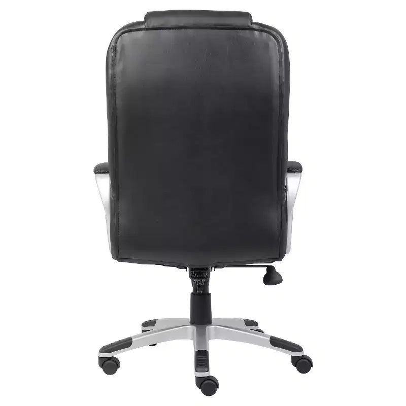 Sedia Direzionale In Pelle Sintetica Nera - Boss Office Products