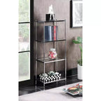 Royal Crest 4 ripiani a torre cromato 43" - Breighton Home