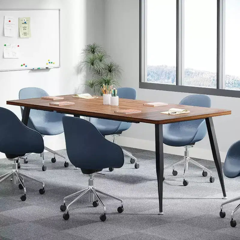 Tavolo da Conferenza Rettangolare LITTLE TREE da 70,86" Marrone Rustico