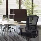 24/7 Shop At Home Sedia da Ufficio Ergonomica Grace: Supporto Lombare Regolabile, Girevole, Rotelle