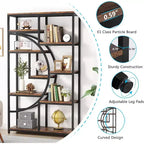 LITTLE TREE Scaffale Etagere a 5 Ripiani da 68,89" Marrone