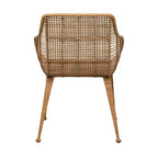 Poltrona in Rattan "Storied Home" Naturale: Struttura in Ferro Battuto, Nessun Assemblaggio, Pulizia con Panno Asciutto, Uso Adulti