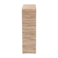 bali & pari 35" Lucy Woven Grasscloth Bookshelf Natural