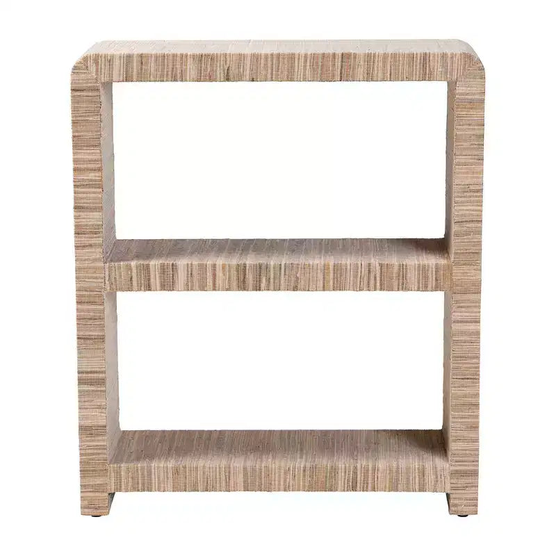 bali & pari Libreria in erba intrecciata "Lucy" da 35" naturale