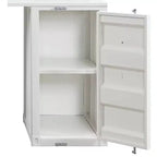 Scrivania Cargo da 47" bianca - Acme Furniture: struttura in metallo a L, nessun montaggio, cassetto multiuso