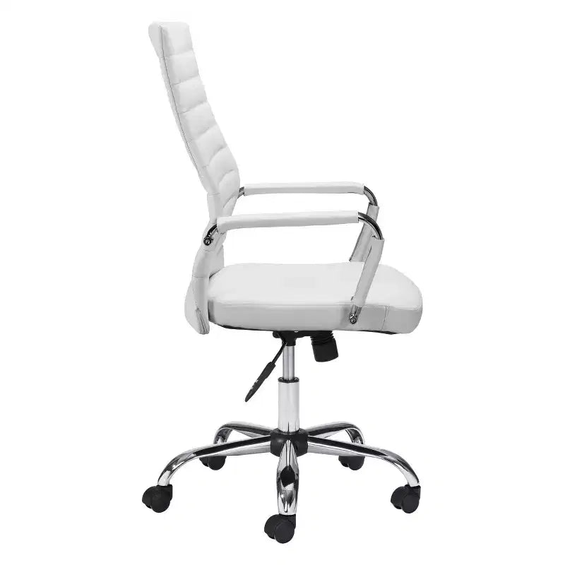 Sedia da ufficio Polaris bianca - ZM Home