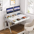 LITTLE TREE 47" Modern Computer Desk White