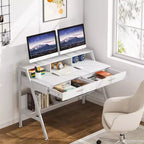 LITTLE TREE 47" Modern Computer Desk White