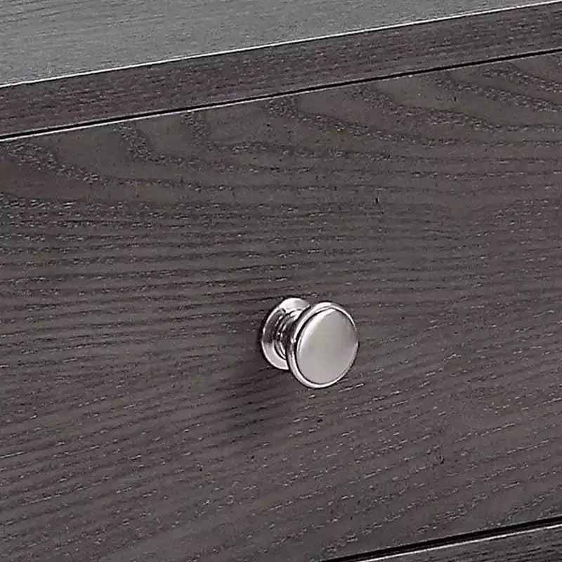 Acme Furniture Tavolino d'Appoggio Iban Quercia Grigia/Finitura Cromata