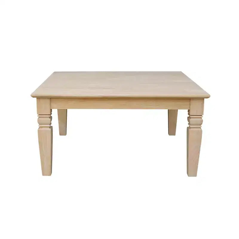 Tavolino da Caffè Java Square Legno/Marrone Chiaro - International Concepts: Legno Duro Grezzo, Stile Rustico, Alto 46 cm