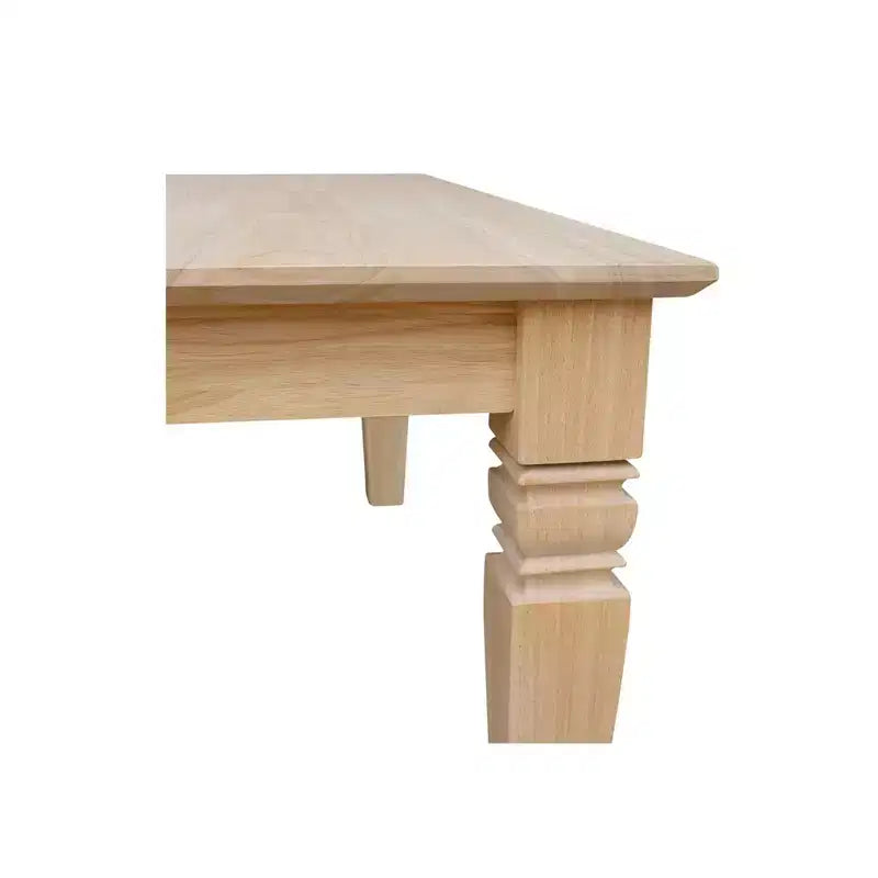 Tavolino da Caffè Java Square Legno/Marrone Chiaro - International Concepts: Legno Duro Grezzo, Stile Rustico, Alto 46 cm