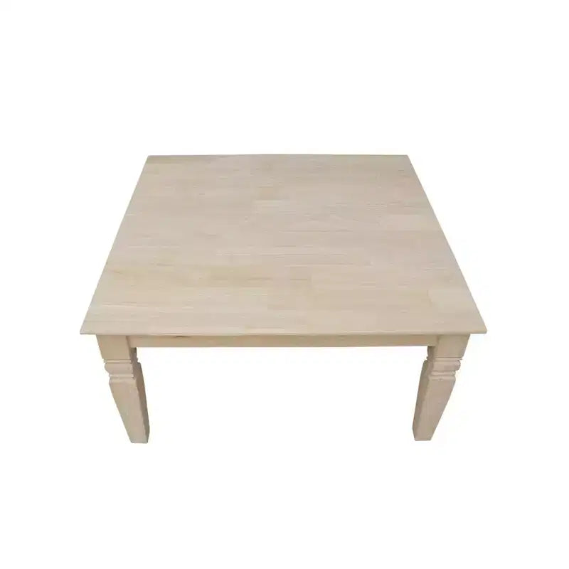 Tavolino da Caffè Java Square Legno/Marrone Chiaro - International Concepts: Legno Duro Grezzo, Stile Rustico, Alto 46 cm
