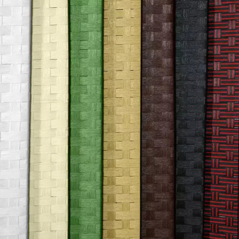Divisorio in Fibra Intrecciata Alto 183 cm - Moka Scuro (3 Pannelli)