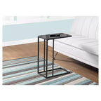Tavolino d'appoggio con piano a specchio - Nero - EveryRoom