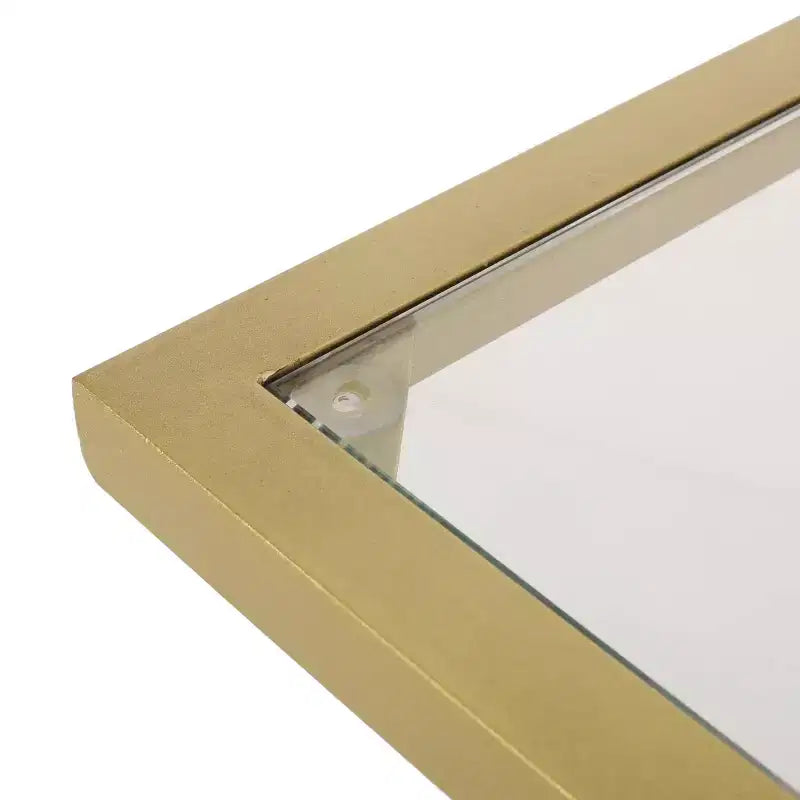 Tavolino d'appoggio a forma di C Hickson Modern Glam oro - Christopher Knight Home: Tavolino elegante, piano in vetro temperato, struttura in ferro