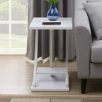 Tavolino laterale Newport Criss-Cross Breighton Home, bianco