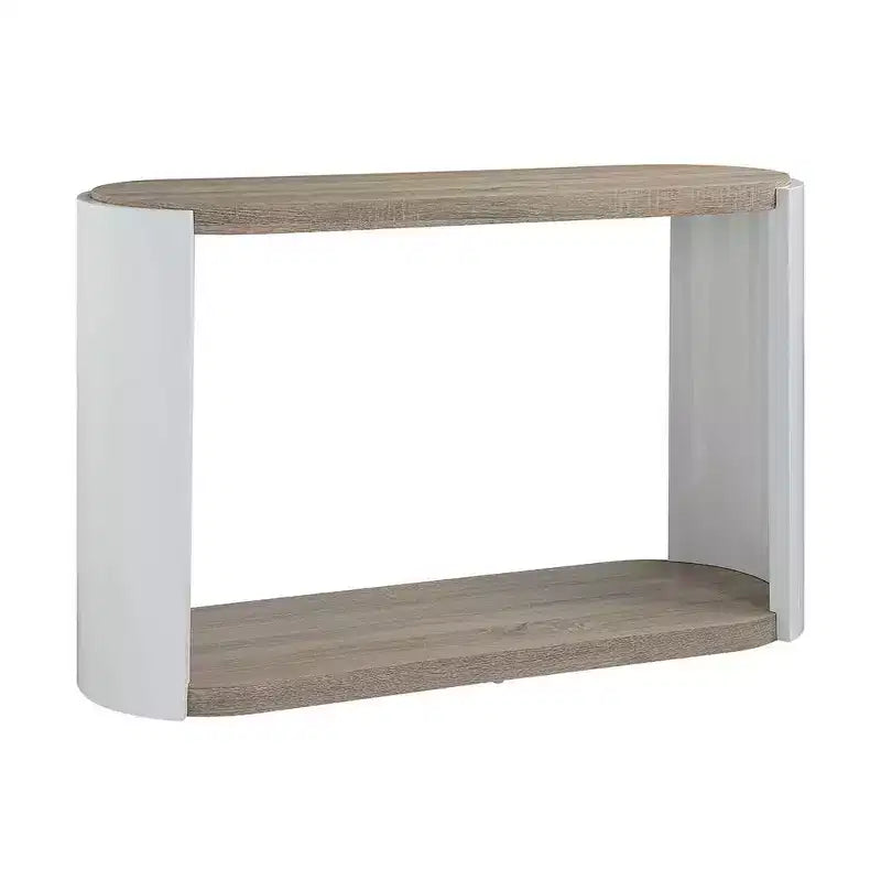 Mobile Consolle Acme Furniture Zoma Finitura Bianco/Rovere