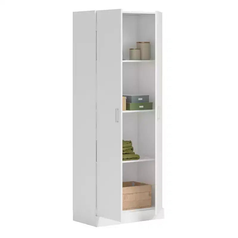 Armadietto portaoggetti a 2 ante Sauder, bianco