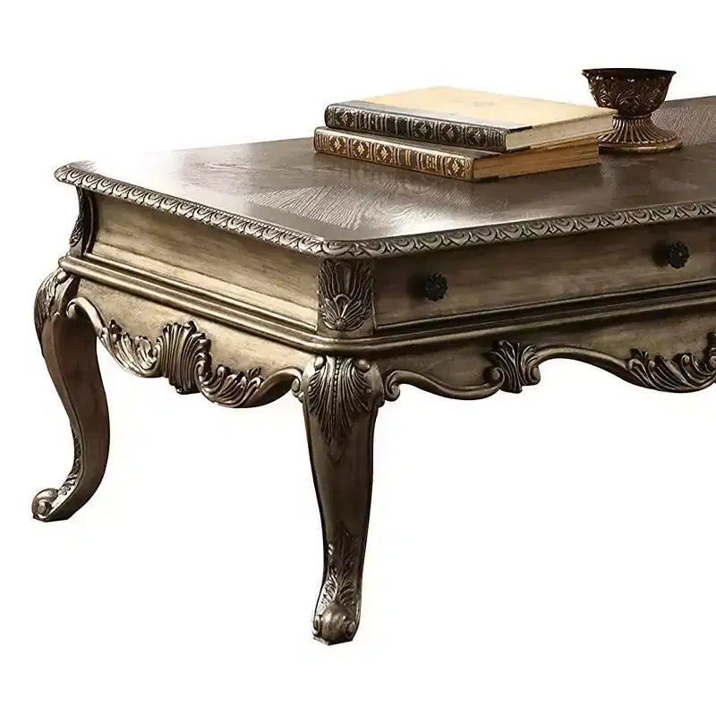 Tavolino da caffè Ragenardus di Acme Furniture, finitura rovere vintage