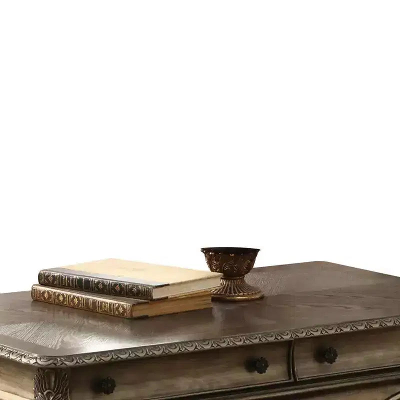 Tavolino da caffè Ragenardus di Acme Furniture, finitura rovere vintage