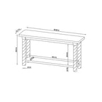 Consolle da 60'' con gambe intrecciate - Threshold™ ideato con Studio McGee