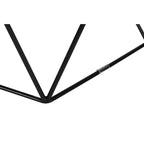 Adore Decor Element Tavolino Geometrico Nero Notte: Esagonale, Struttura in Ferro, Nessun Montaggio Richiesto