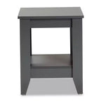 Tavolino Audra Wood grigio - Baxton Studio