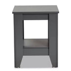 Tavolino Audra Wood grigio - Baxton Studio