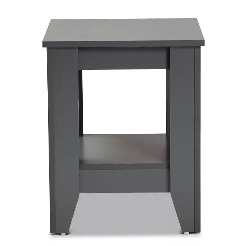 Tavolino Audra Wood grigio - Baxton Studio