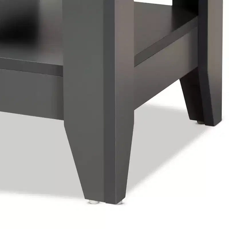 Tavolino Audra Wood grigio - Baxton Studio