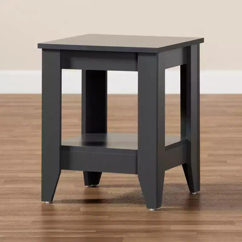 Tavolino Audra Wood grigio - Baxton Studio
