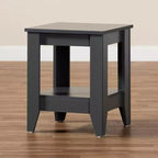 Tavolino Audra Wood grigio - Baxton Studio