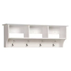 48" Wide Hanging Entryway Shelf White - Prepac