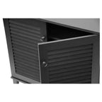 Baxton Studio Coolidge Shoe - Armadietto portascarpe - Espresso: Legno composito, Organizzatore indipendente per 16 paia