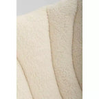 Sedia Butterfly Dorm in pelliccia sintetica color crema - Room Essentials
