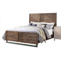 Acme Furniture Queen Andria Bed Reclaimed Oak