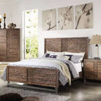 Letto Queen Andria di Acme Furniture, Rovere rigenerato