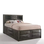 Letto Queen Acme Furniture 91" Ireland, finitura rovere grigio