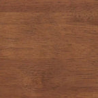 Baxton Studio Estela Letto a piattaforma in tessuto intrecciato e legno, queen size, grigio/marrone noce