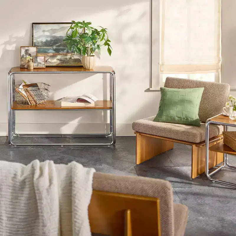 Consolle con Struttura Cromata - Hearth & Hand™ con Magnolia